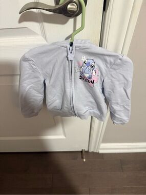 Disney Lavender Stitch Zip-Up Hoodie for baby 9-12 months